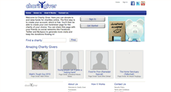 Desktop Screenshot of charitygiver.com